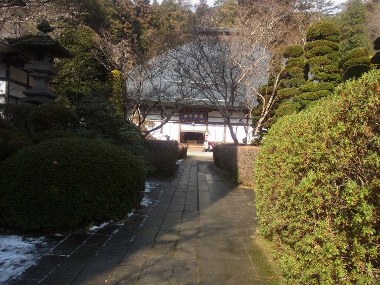 安楽寺の本堂画像