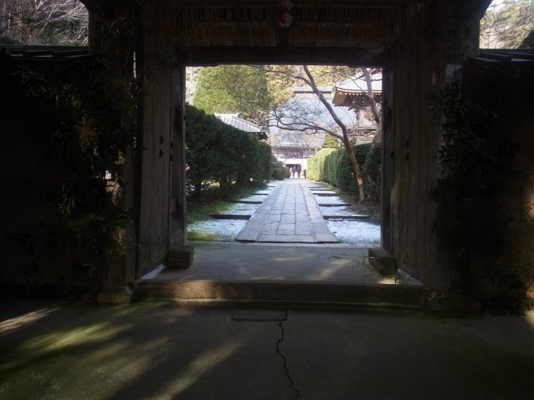 安楽寺の鐘楼画像