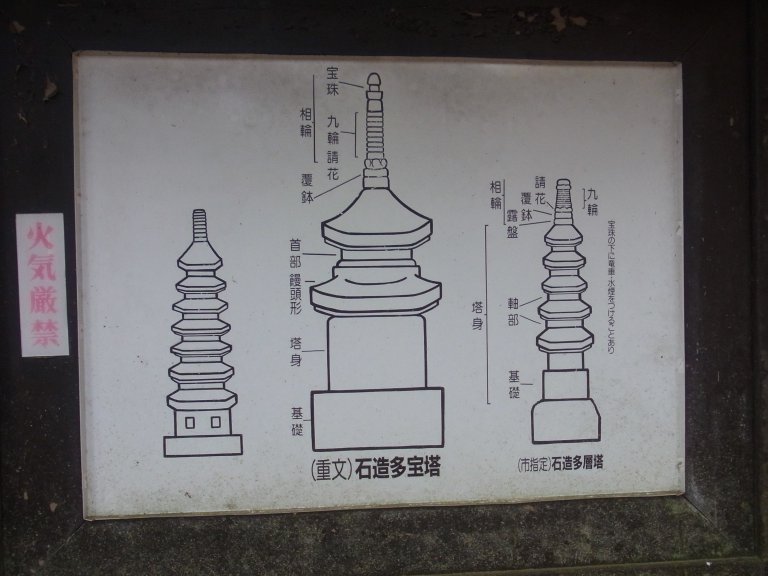 石造多宝塔の標識画像