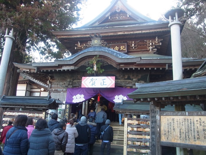 10分後の本堂前